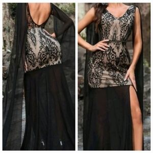 PREMIUM BRAND AND QUALITY SPECIAL EVENT MAXI DRESS